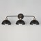 Maxim Lighting Thelonious 3-Light Bath Vanity, Black/Natural Aged Brass 10023BKNAB - alternate 2